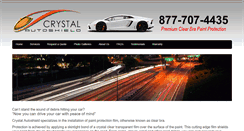 Desktop Screenshot of crystalautoshield.com